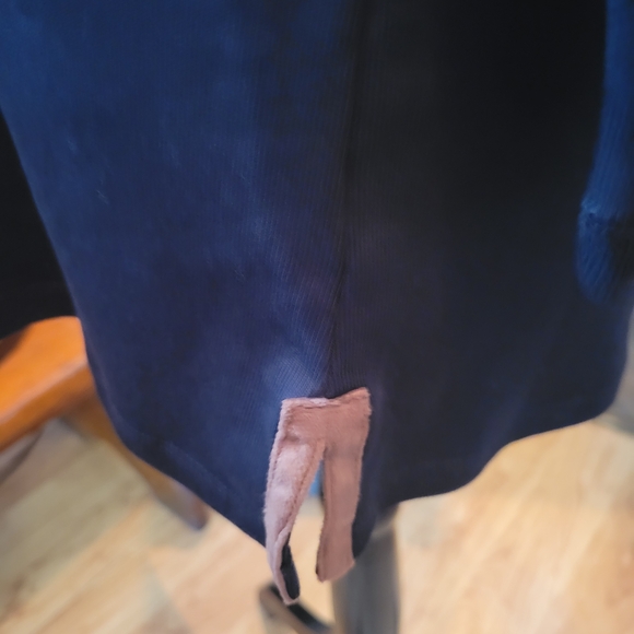 Ralph Lauren Black Tunic with Brown Trim - Picture 3 of 4